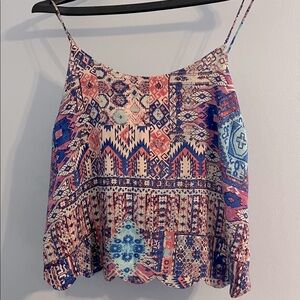 Forever 21 Colorful Geometric Camisole